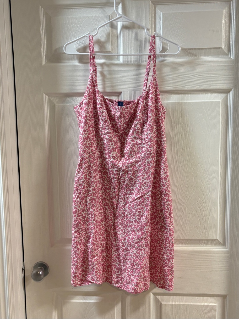 Old Navy Pink Floral Spaghetti-Strap Mini Dress
